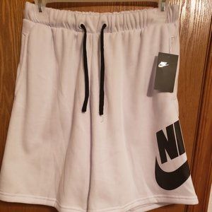 Nike Shorts AR2375-103 White/Black Men's Size Large